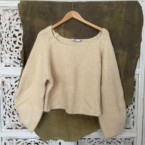 Zara Alpaca Blend Knit Sweater